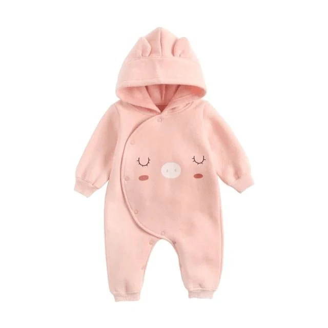 Cute Cartoon Autumn Romper Hoodies - Image 3