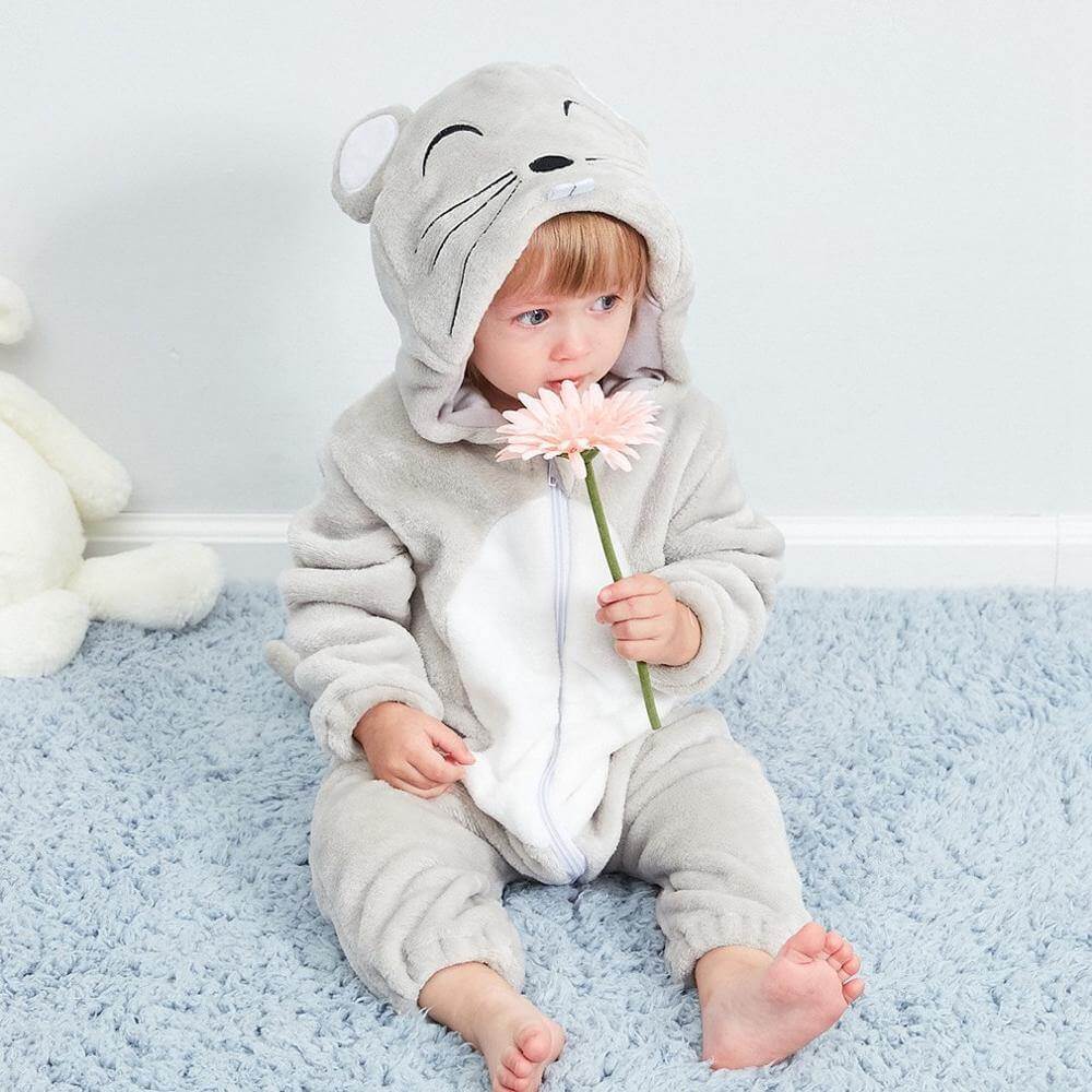 Soft Baby Animal Romper - Image 29