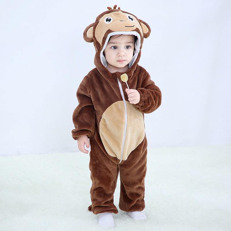 Soft Baby Animal Romper - Image 30