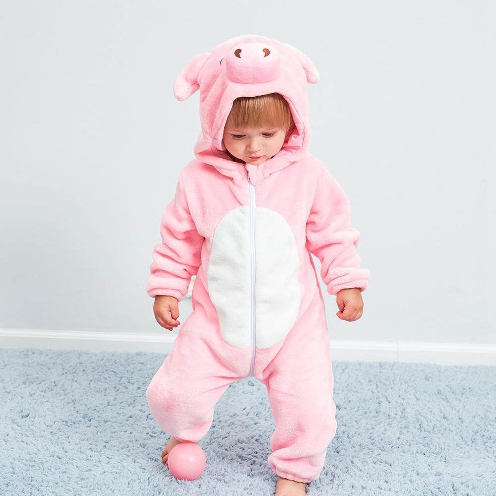 Soft Baby Animal Romper - Image 33