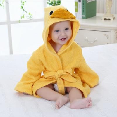 Soft Hooded Animal Baby Bathrobe Towels - Image 13