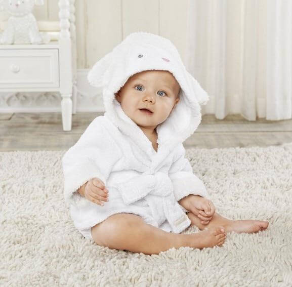 Soft Hooded Animal Baby Bathrobe Towels - Image 15
