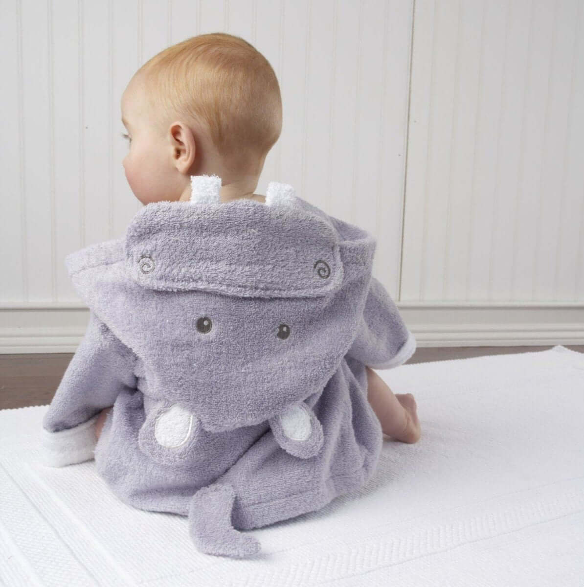 Soft Hooded Animal Baby Bathrobe Towels - Image 7