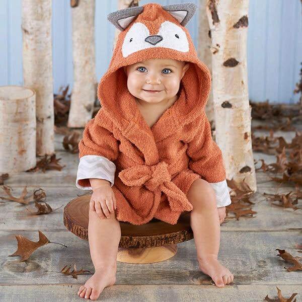 Soft Hooded Animal Baby Bathrobe Towels - Image 8