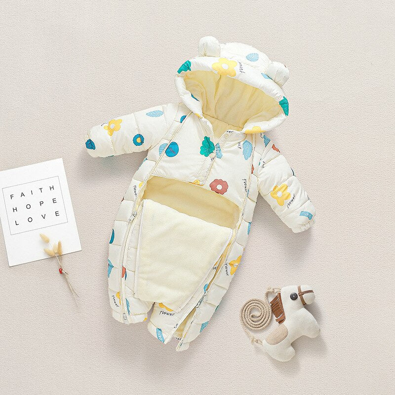 Baby Hooded Snowsuit - Image 4