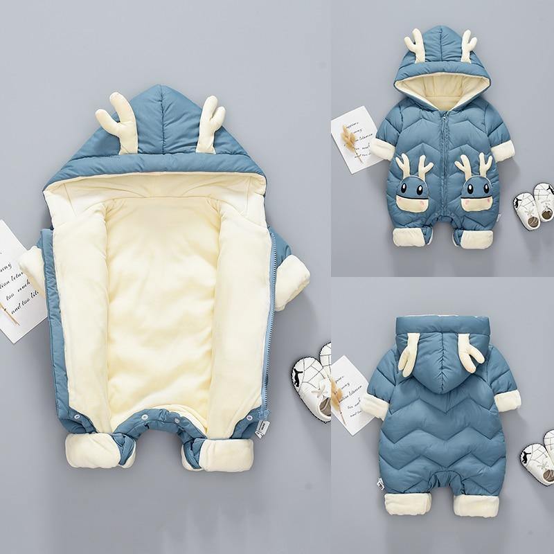 Baby Thick Winter Jumpsuit - Image 5