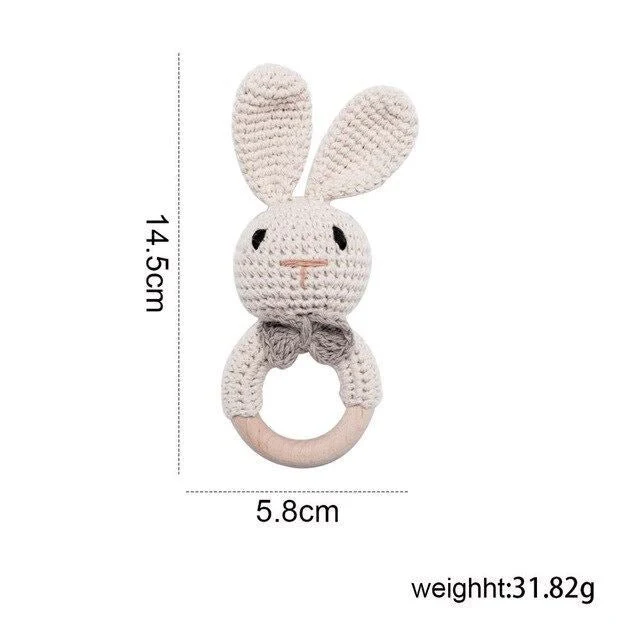 Crochet Animal Baby Teether Toy - Image 5