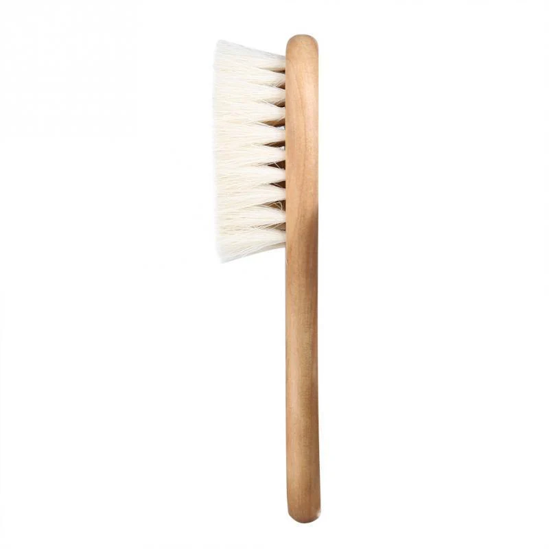 Natural Wool Baby Wooden Brush - Image 3